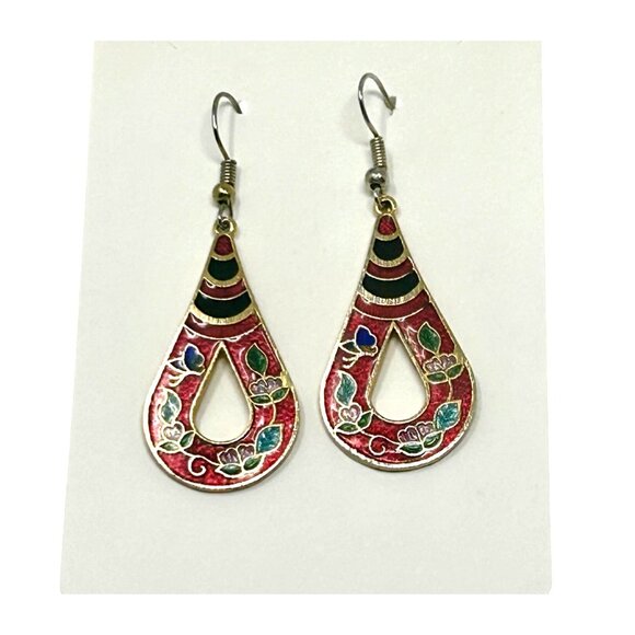 Handcrafted Bohemian & Floral Earrings -‎ 3 Pair - Picture 2 of 5